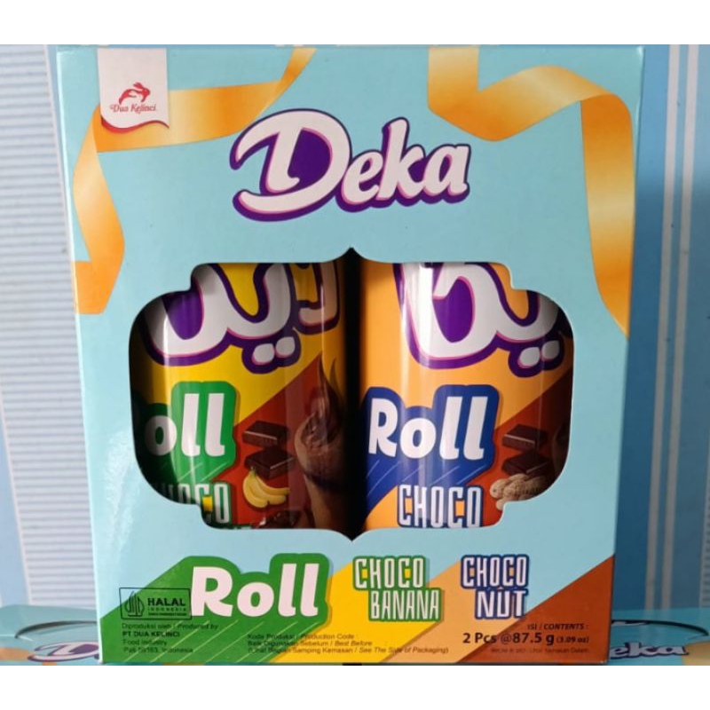 Jual DEKA WAFER ROLL TIN GIFT BOX 2X82.5 GR | Shopee Indonesia