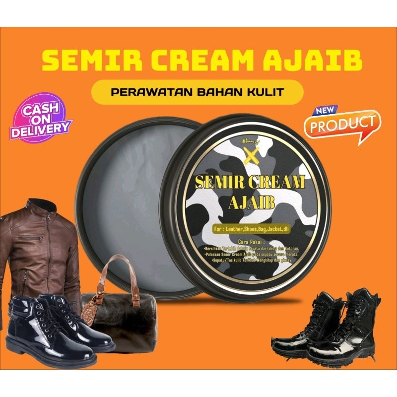 Jual Semir cream Ajaib,Semir sepatu,Leather balm,leather balsam,semir ...