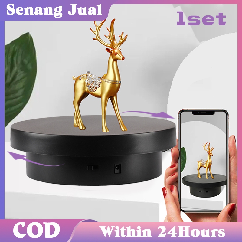 Jual Display Putar Otomatis Rotating Display Stand Alas Putar Fotografi ...