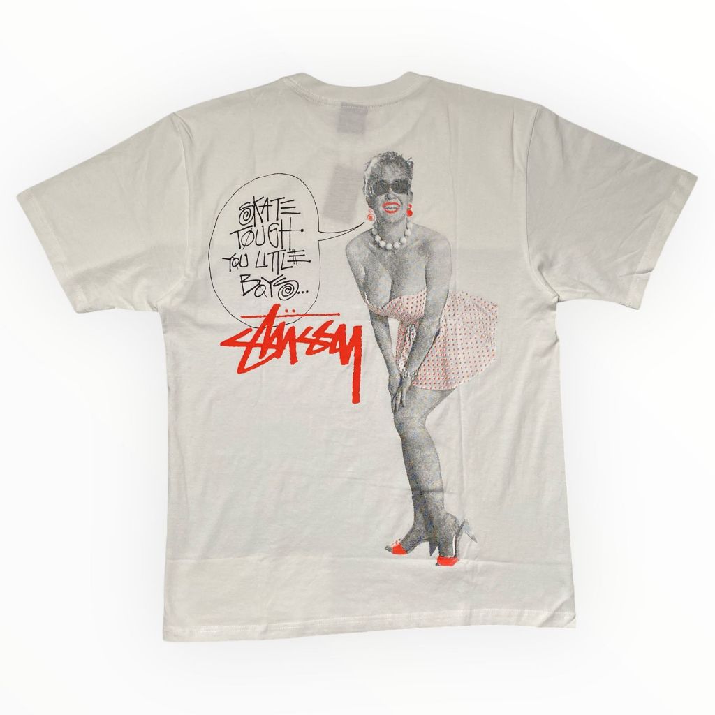 Jual STUSSY SKATE TOUGH TEE - WHITE | Shopee Indonesia 