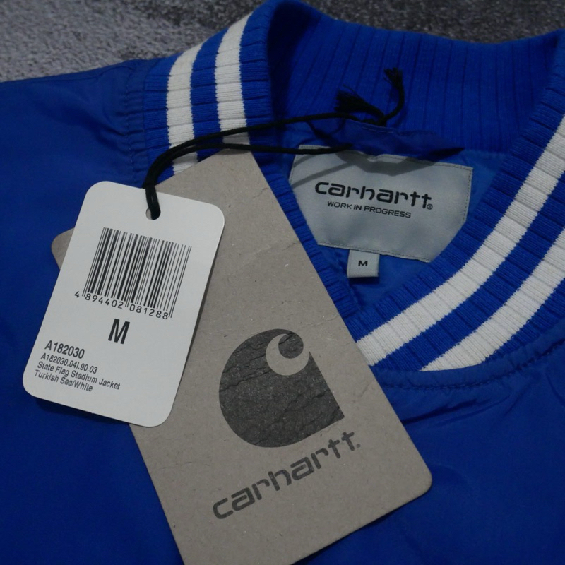 Jual Carhartt State Flag Stadium Varsity Jacket | Shopee Indonesia