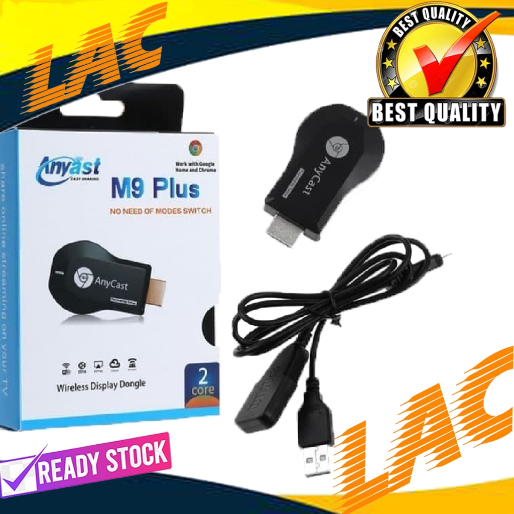 Anycast M9 Plus 1080P Wifi HDMI Wireless HDMI Dongle