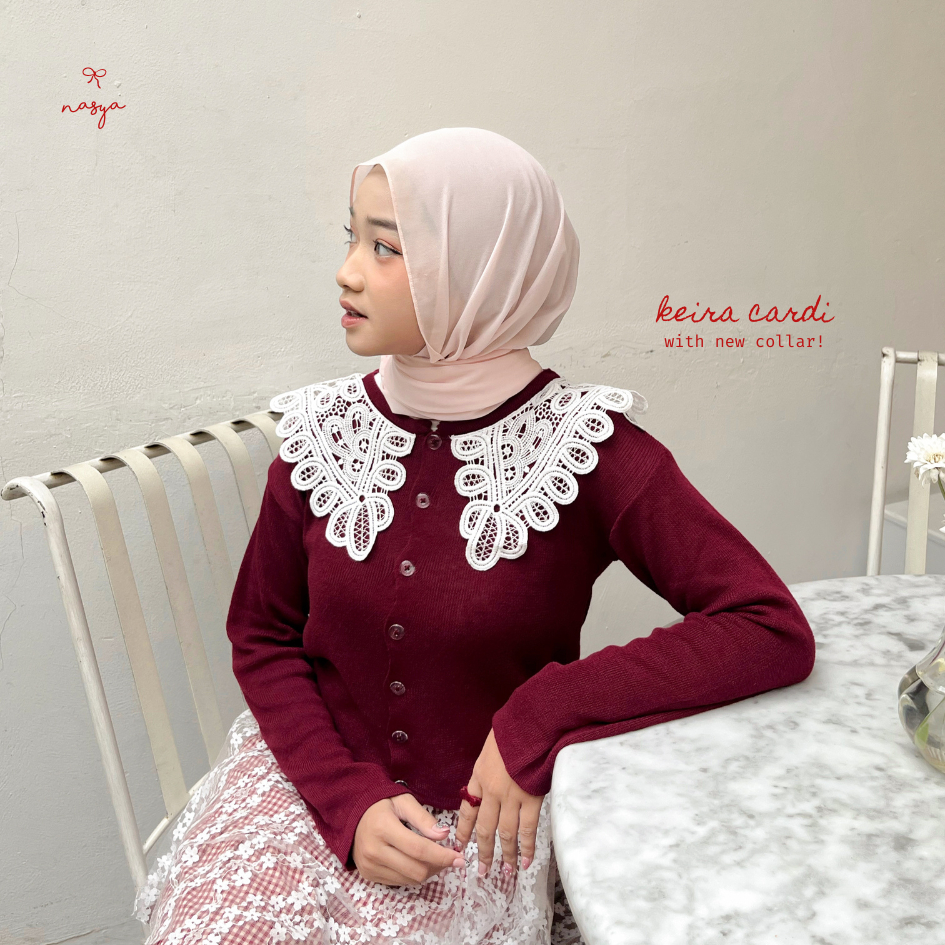 Jual Keira Cardi by Nasya.id | Cardi Collar Lucu | Korean Collar Cardi ...