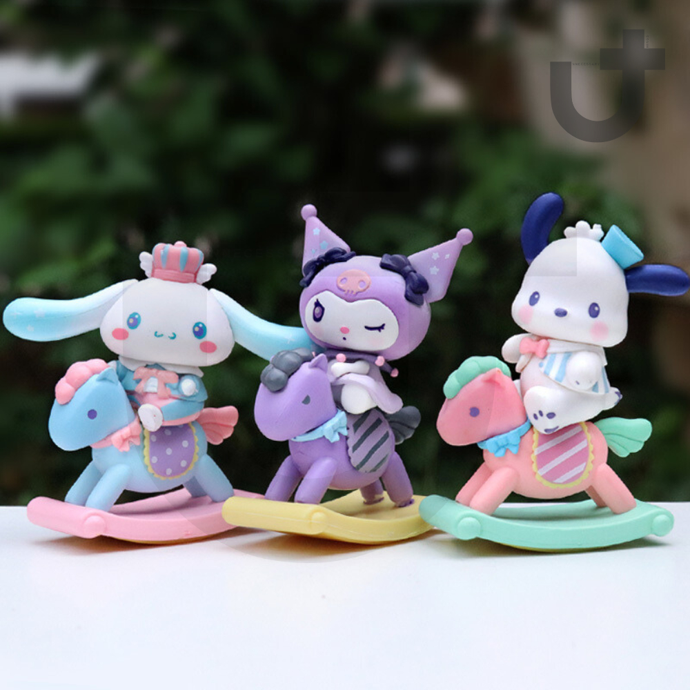Jual Blind Box Sanrio Rocking Horse Series Blindbox Kuromi My Melody ...
