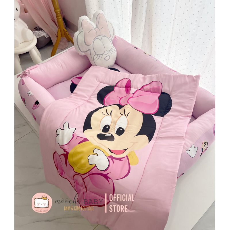 Minnie Boutique Minnie Mouse Bassinet Jual Moochi Baby Bedcover