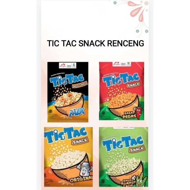Jual Tic tac Snack Renteng 10pcs | Shopee Indonesia