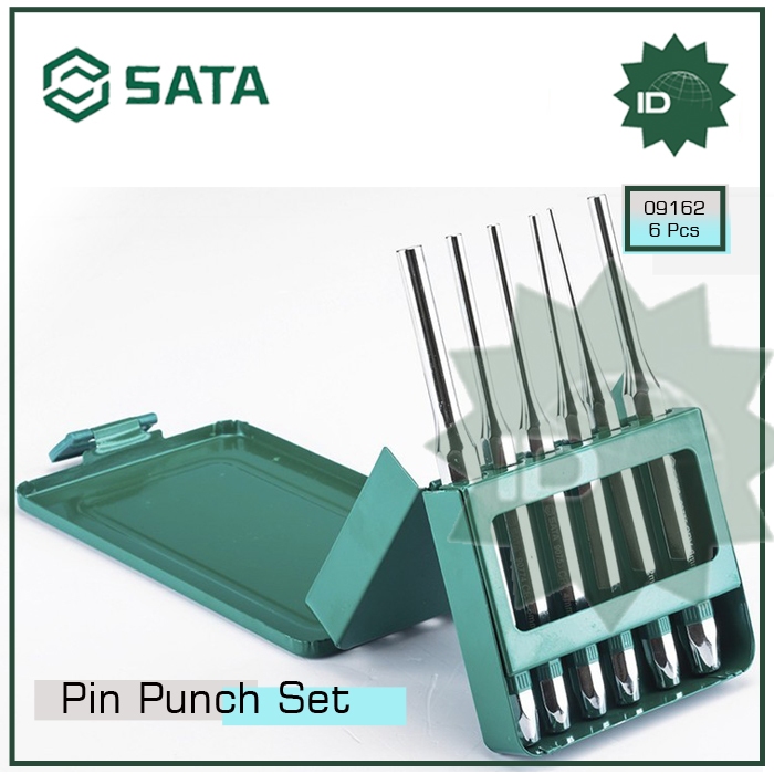 Jual Pahat Pin Set 09162 - 6Pc Pin Punch Set Sata | Shopee Indonesia