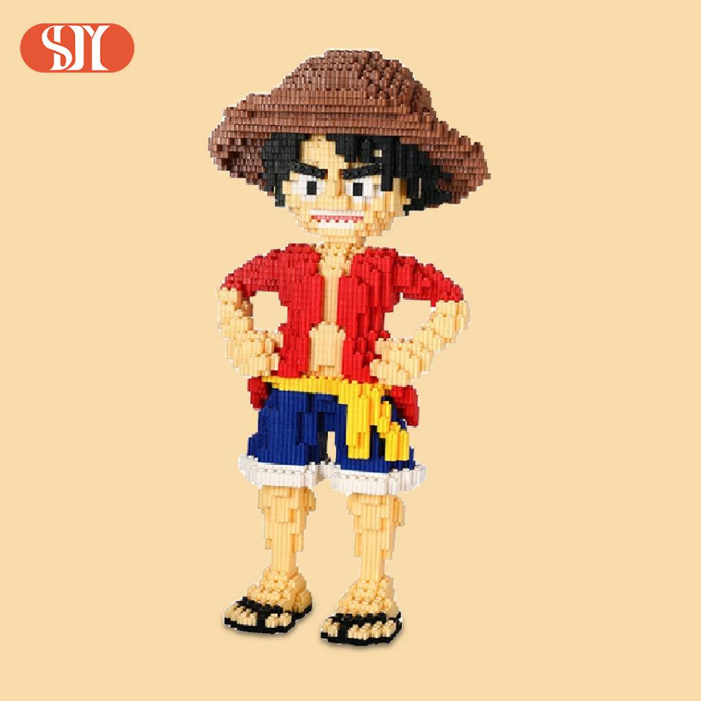 Jual Nano Block Bricks 3D Series One Piece D.Luffy 2709pcs Action ...