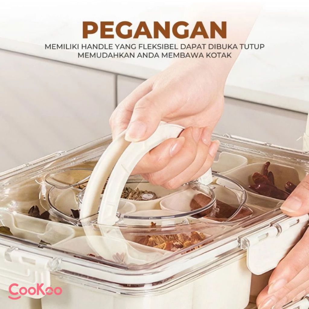 Jual Obral Cuci Gudang KUUGOO Tipe A Kotak Penyimpanan Bersekat 2 3 4 ...