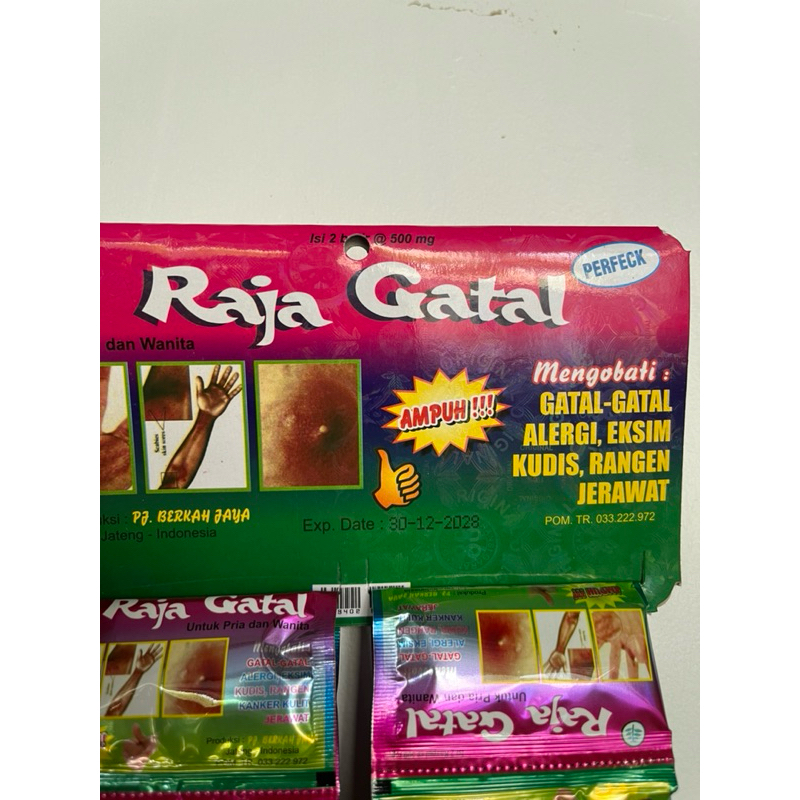 Jual raja gatal kapsul isi 20 sachet asli | Shopee Indonesia