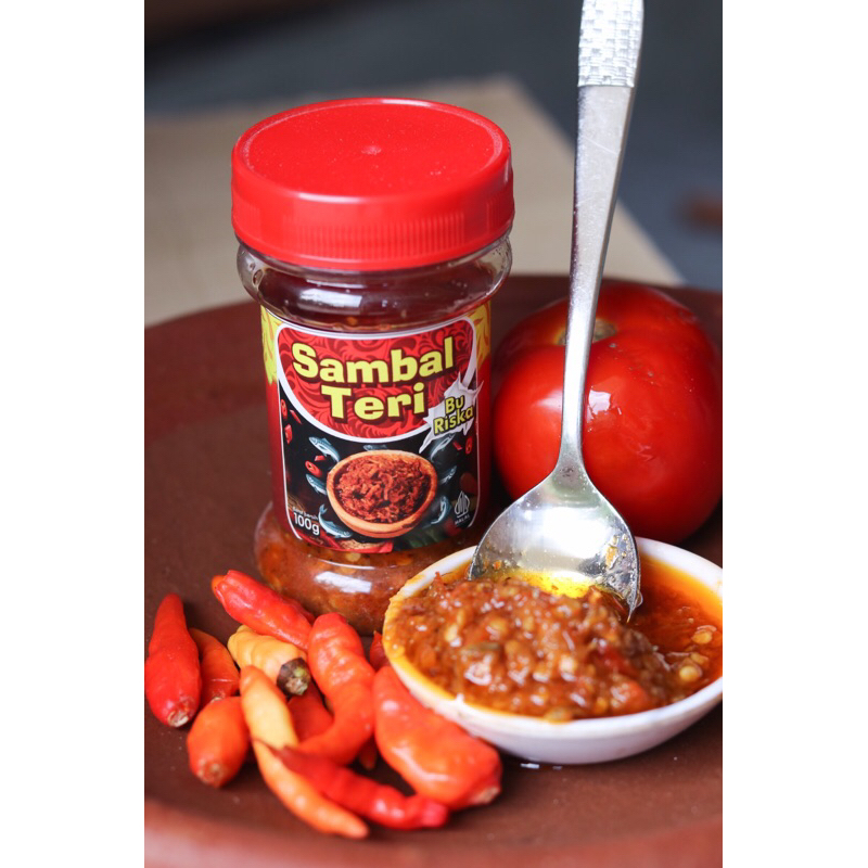 Jual SAMBAL TERI - SAMBAL TERI BU RISKA - 100 GRAM | Shopee Indonesia