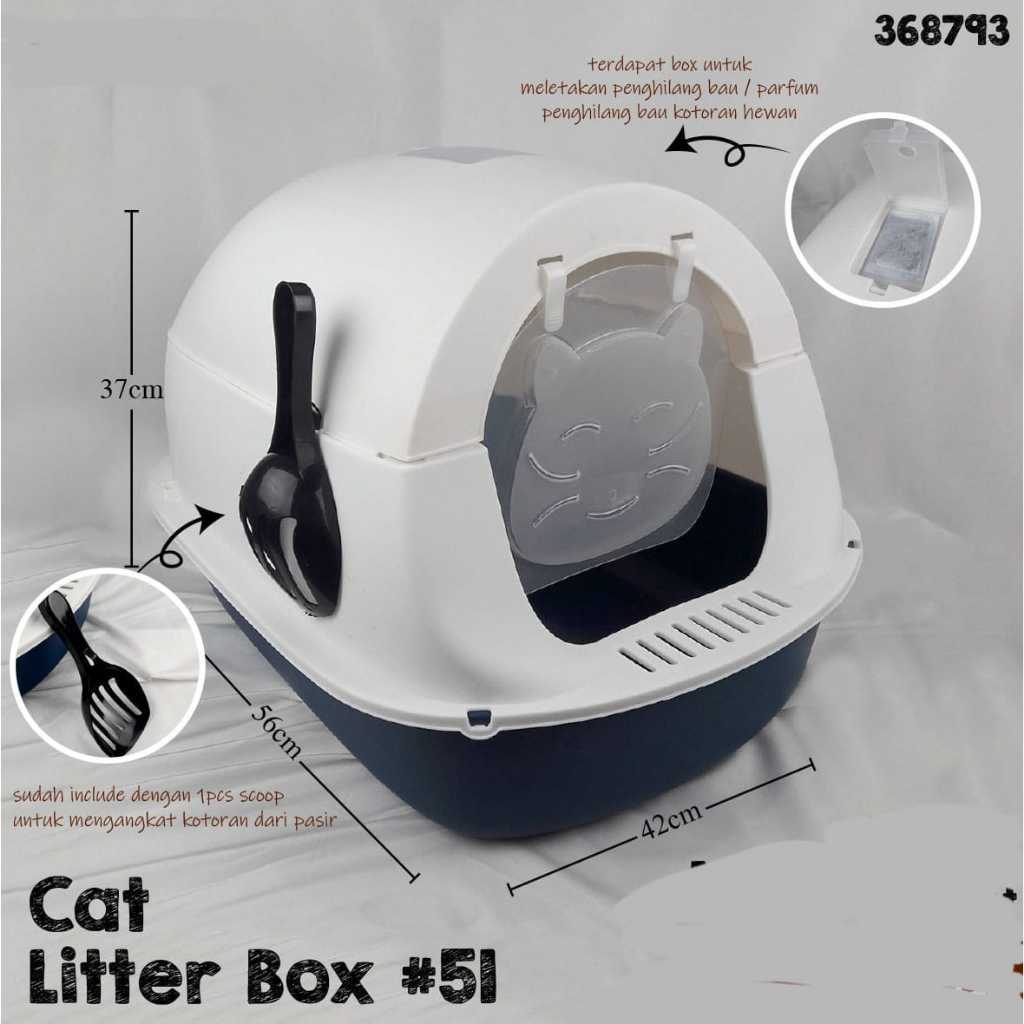 Jual CAT LITTER BOX KANDANG BOX PASIR PUP PIPIS KUCING PINTU KUCING ...