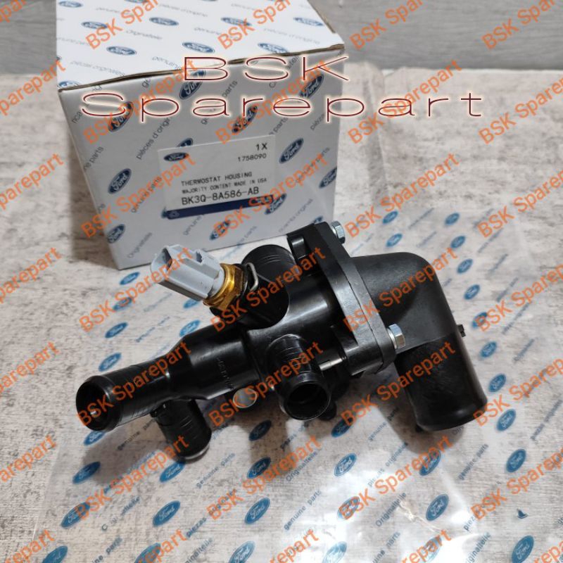Jual Housing Thermostat Sensor ECT Water Outlet Ford Ranger 2.2 2.2cc 3 ...