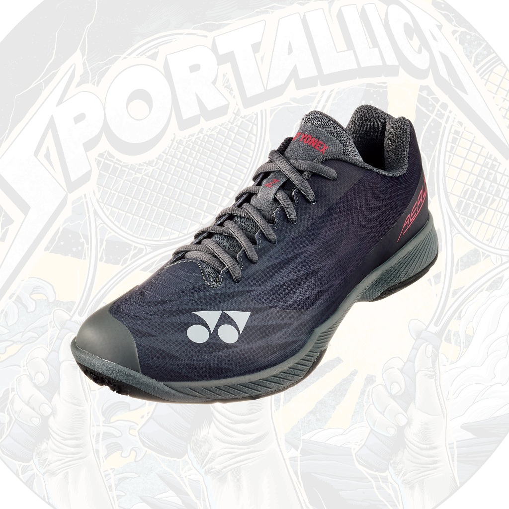 Sepatu Badminton Yonex Power Cushion Aerus Z WIDE SHBAZ2WEX Dark Gray - Main Image