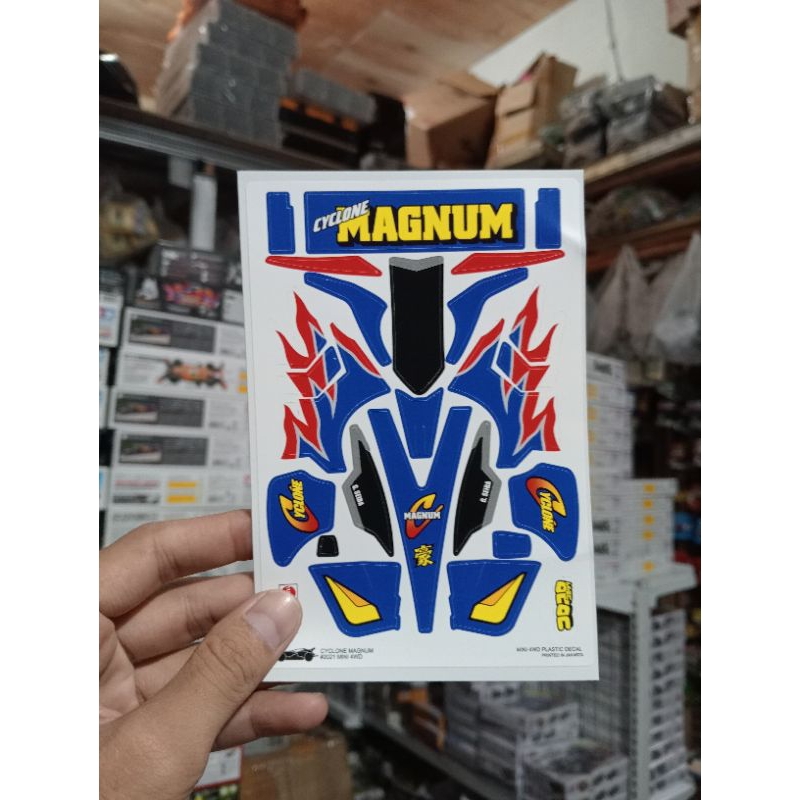 Jual DECAL MINI 4WD CYCLONE MAGNUM / STICKER TAMIYA CYCLONE MAGNUM ...