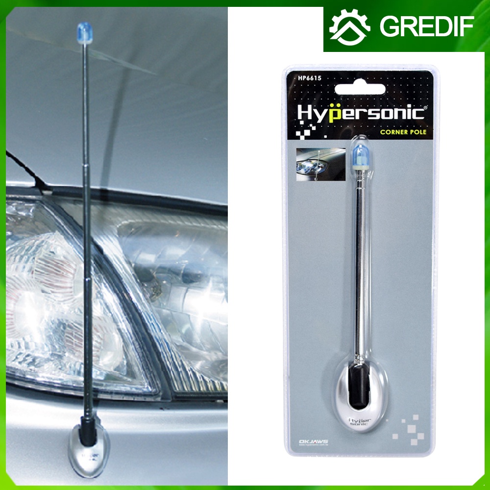 thumbnail image 2 of Hypersonic Corner Antenna Bumper Pole Safety Guard For Universal Car Van For Sale Online 2 of 13