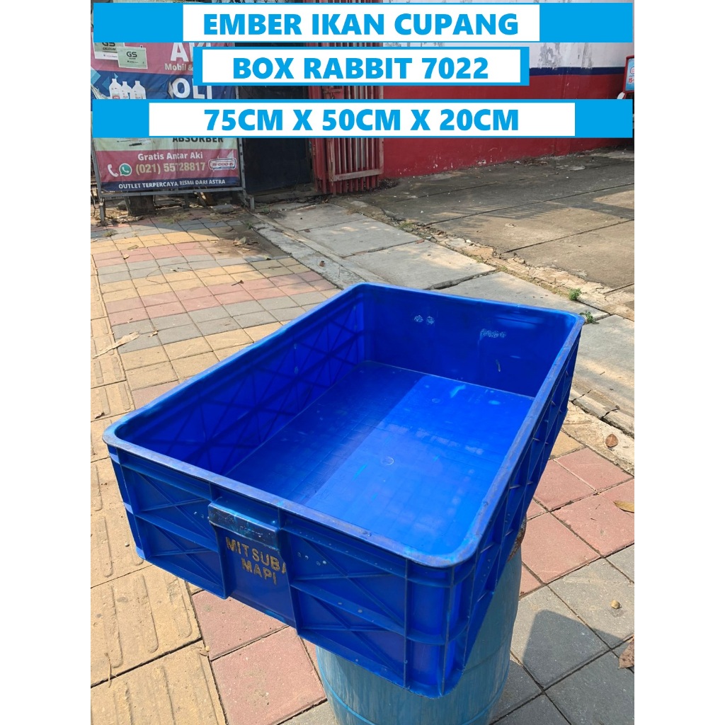 Jual Box rabbit contener plastik bekas 7022 bok tempat penyimpanan ...