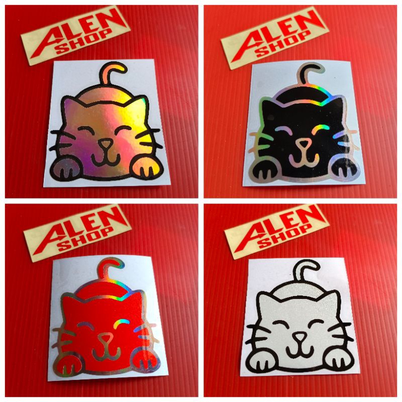 Jual STIKER CUTTING GAMBAR KUCING LUCU | Shopee Indonesia