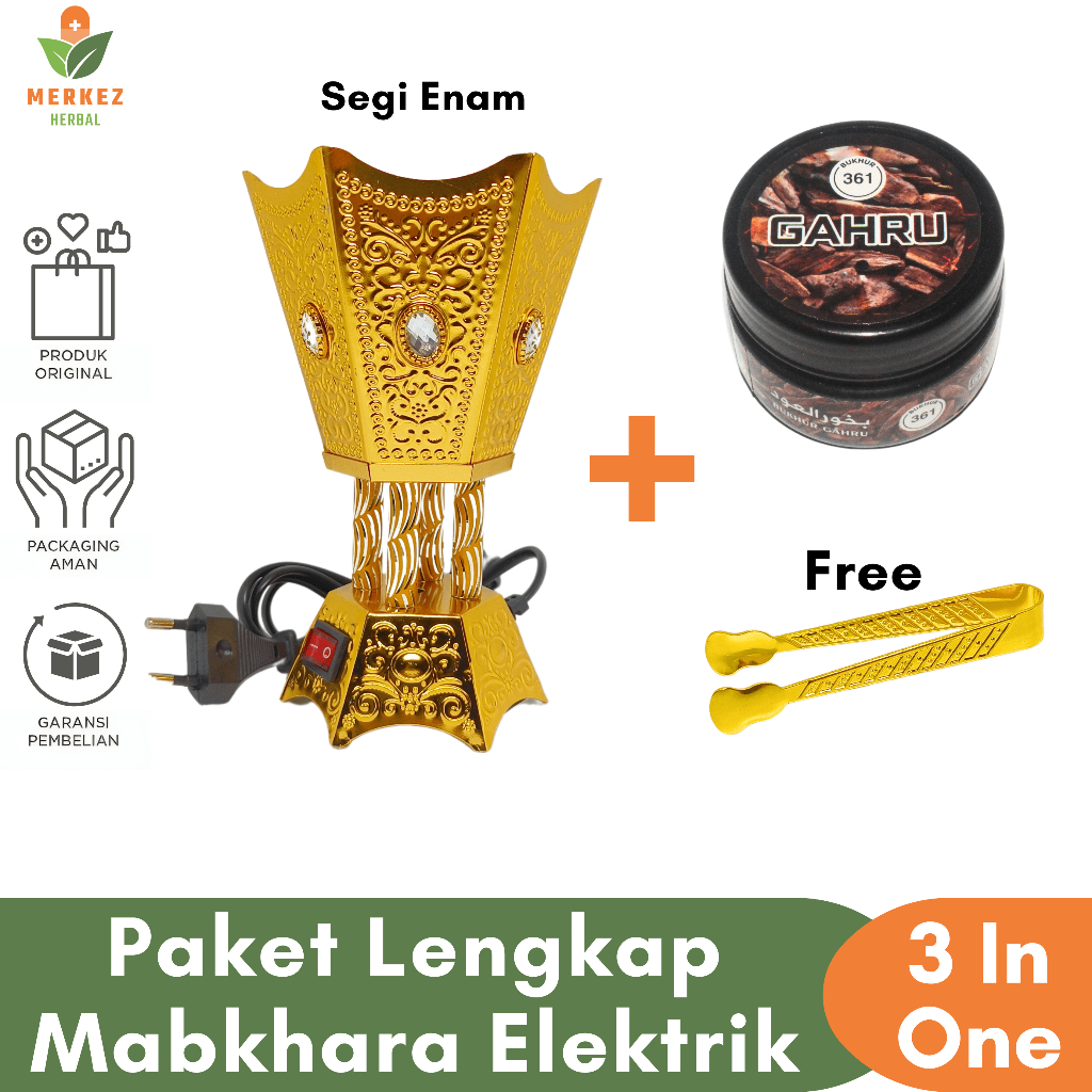 Jual Bukhur Arab Paket Komplit Elektrik - Mabkhara Listrik Premium ...