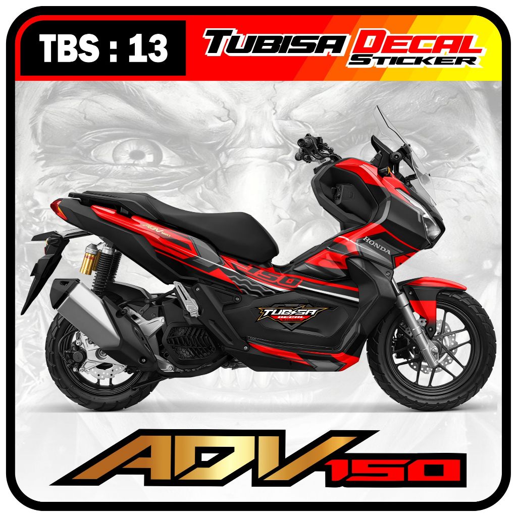 Jual Decal Sticker Striping Full Body ADV 150 Premium Racing. TBS.13 ...
