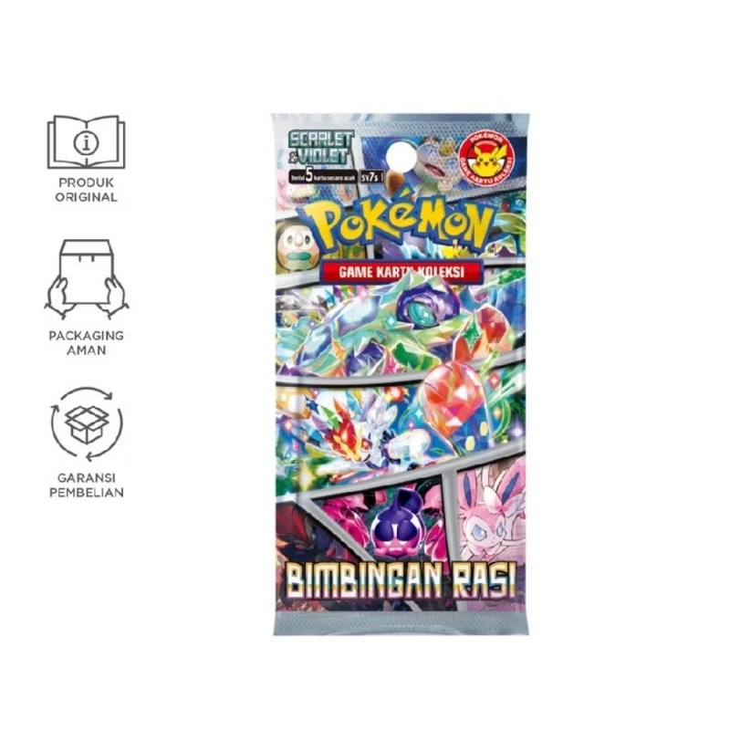 Jual KARTU POKEMON TCG INDONESIA BOSTER PACK BIMBINGAN RASI SV7S ...