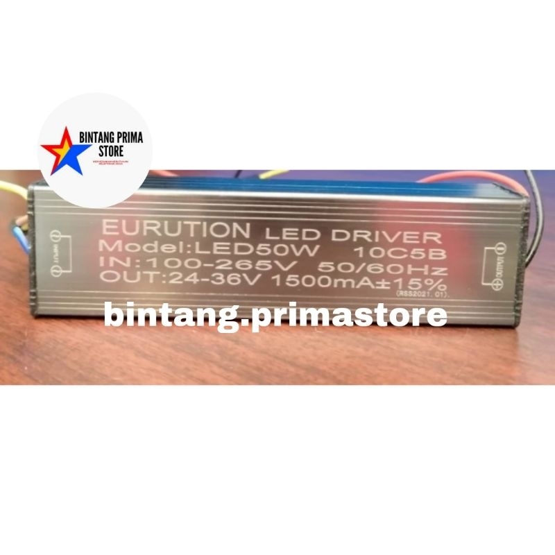 Jual Ballast Travo Adaptor Trafo Led Driver Lampu Sorot PJU 50W 50watt ...