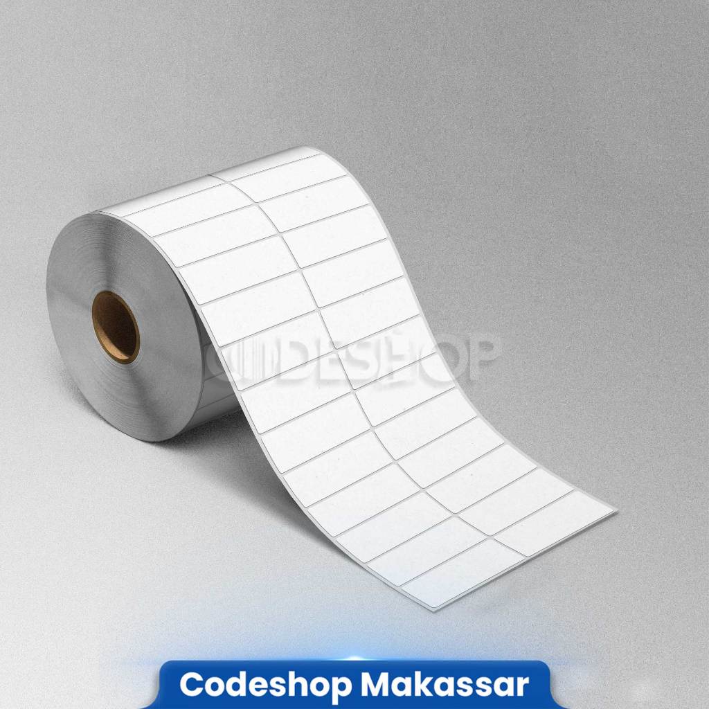 Jual Kertas Sticker ZEBRA 50 X 20 (2 Kolom) Label Stiker POSTEK ...
