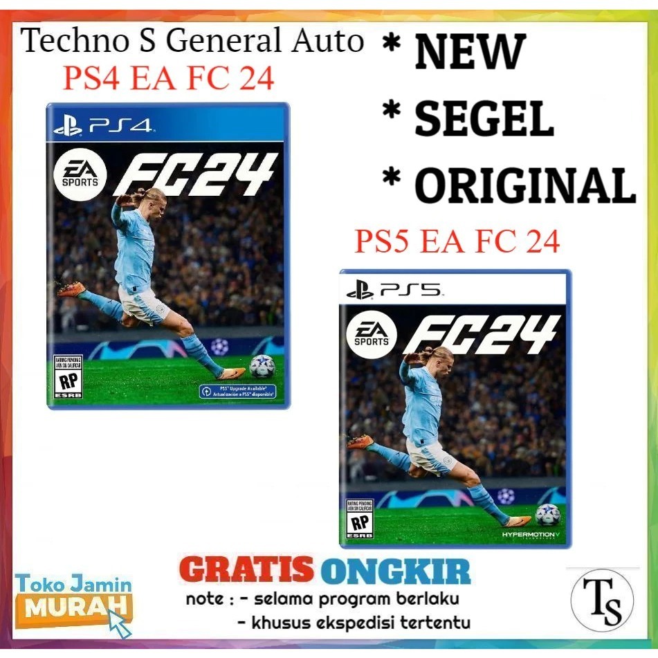 Jual PS5 FC24 PS4 EA Sports FC 24 / PS4 PS5 EA FC 2024 FIFA 24 Football