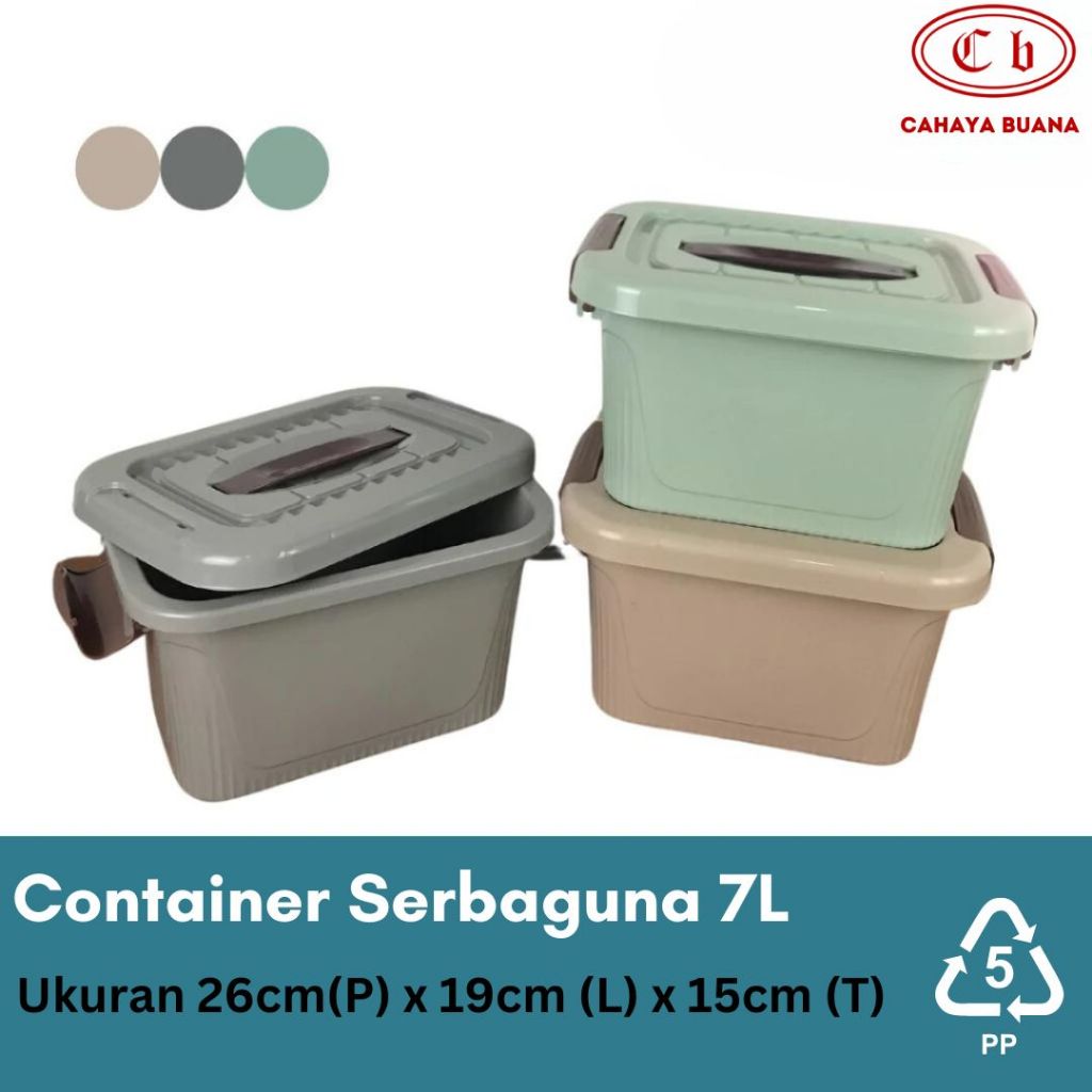 Jual Box Container Serbaguna 7 Liter / Estetik High Quality | Shopee ...