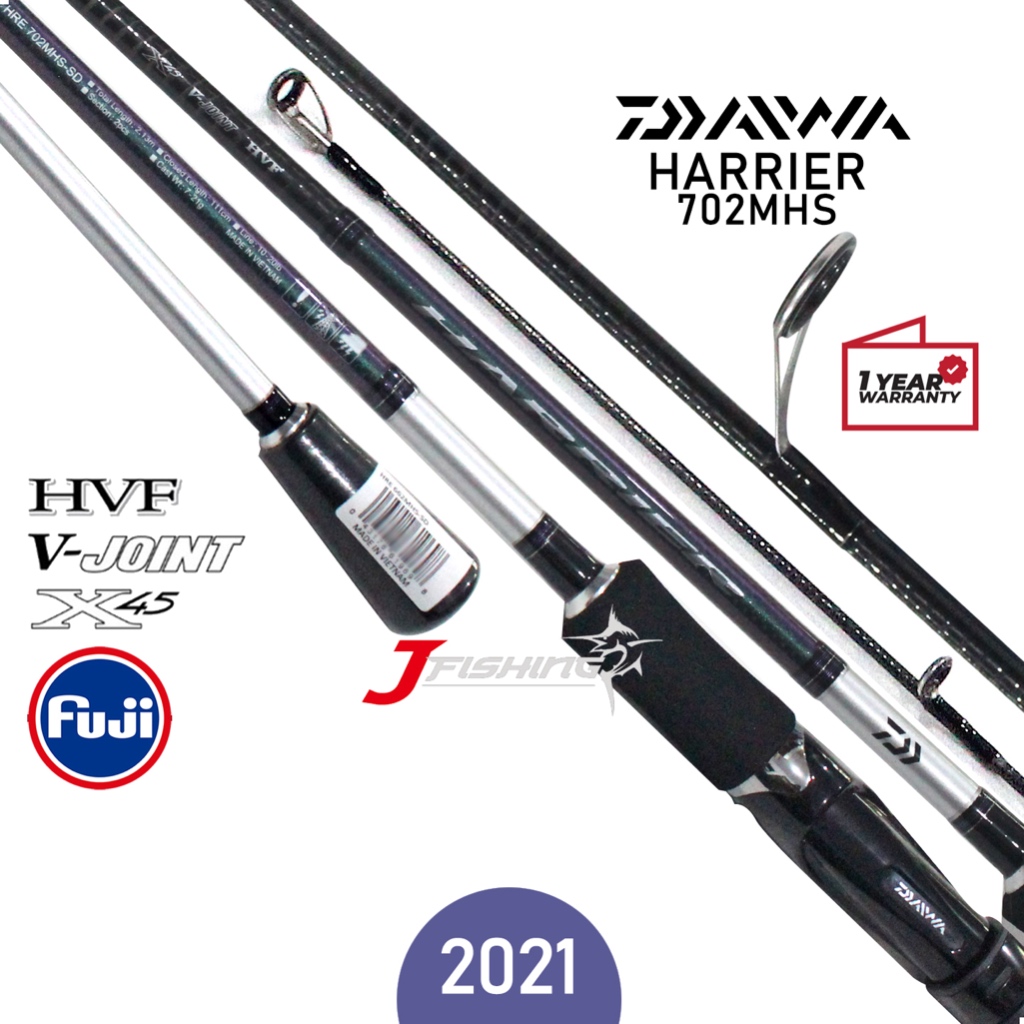 Jual Joran DAIWA HARRIER 21 | 602MS 662MHS 702MHS | Spinning | Gabus ...