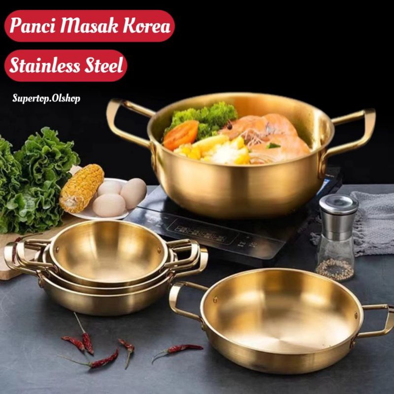 Jual Panci Ramen Ramyun Korea Universal Bahan Stainless Steel ...