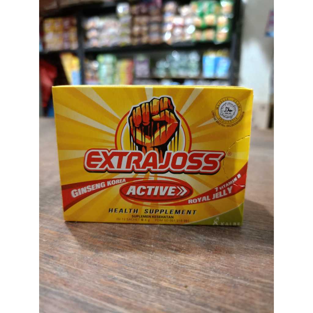 Jual Extra Joss Active 1 pack isi 12 sachet | Shopee Indonesia