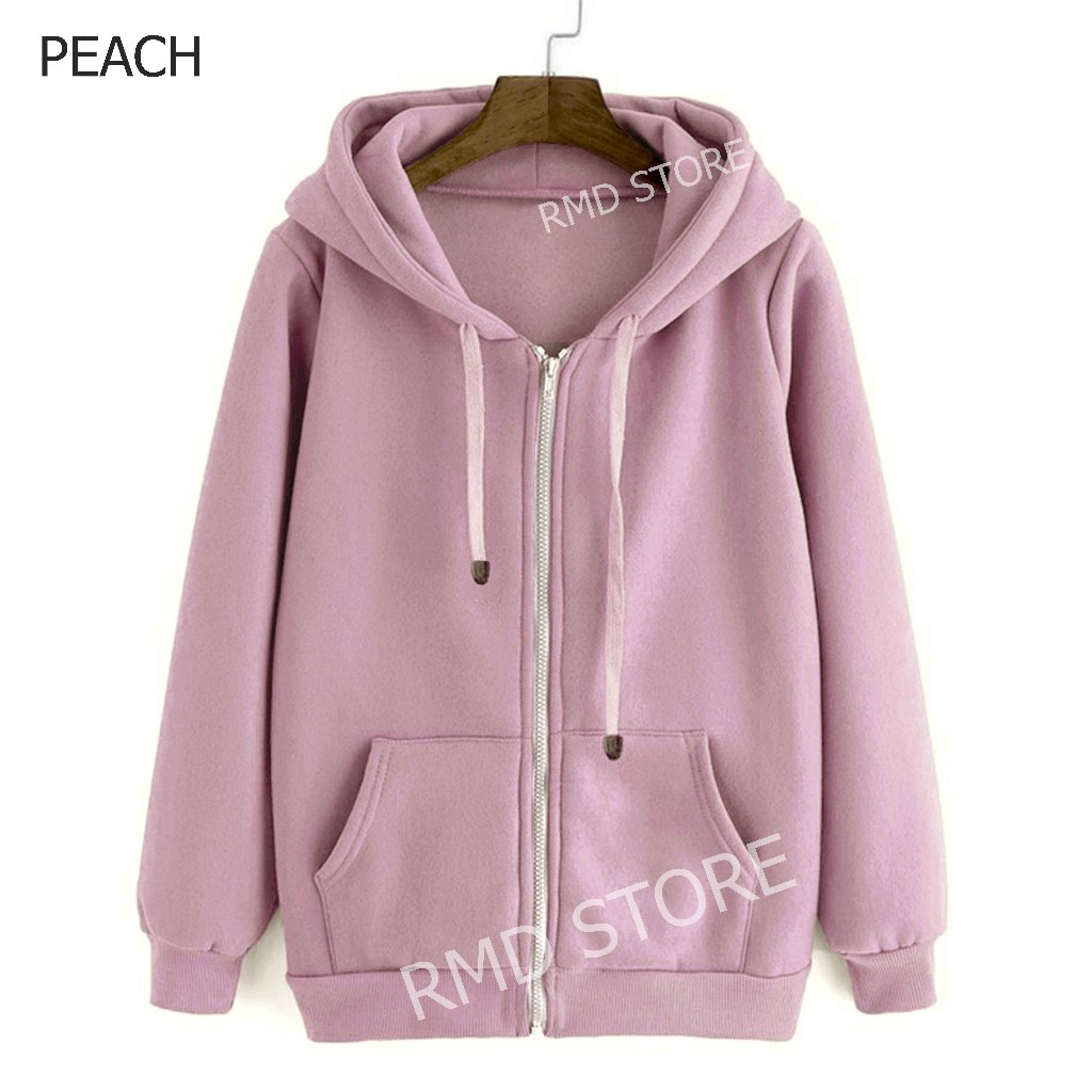 Jual JAKET POLOS RMD SWEATER POLOS JAKET HOODIE ZIPPER POLOS PRIA WANITA ML XL XXL RMD STORE Shopee Indonesia