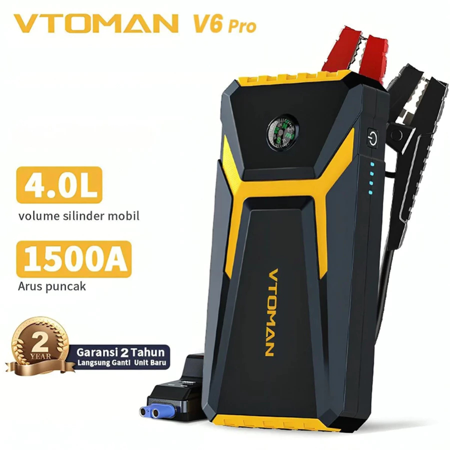 VTOMAN V6 Pro & X5 Arrancador de salto con compresor de aire, 3500A 2000A refuerzo
