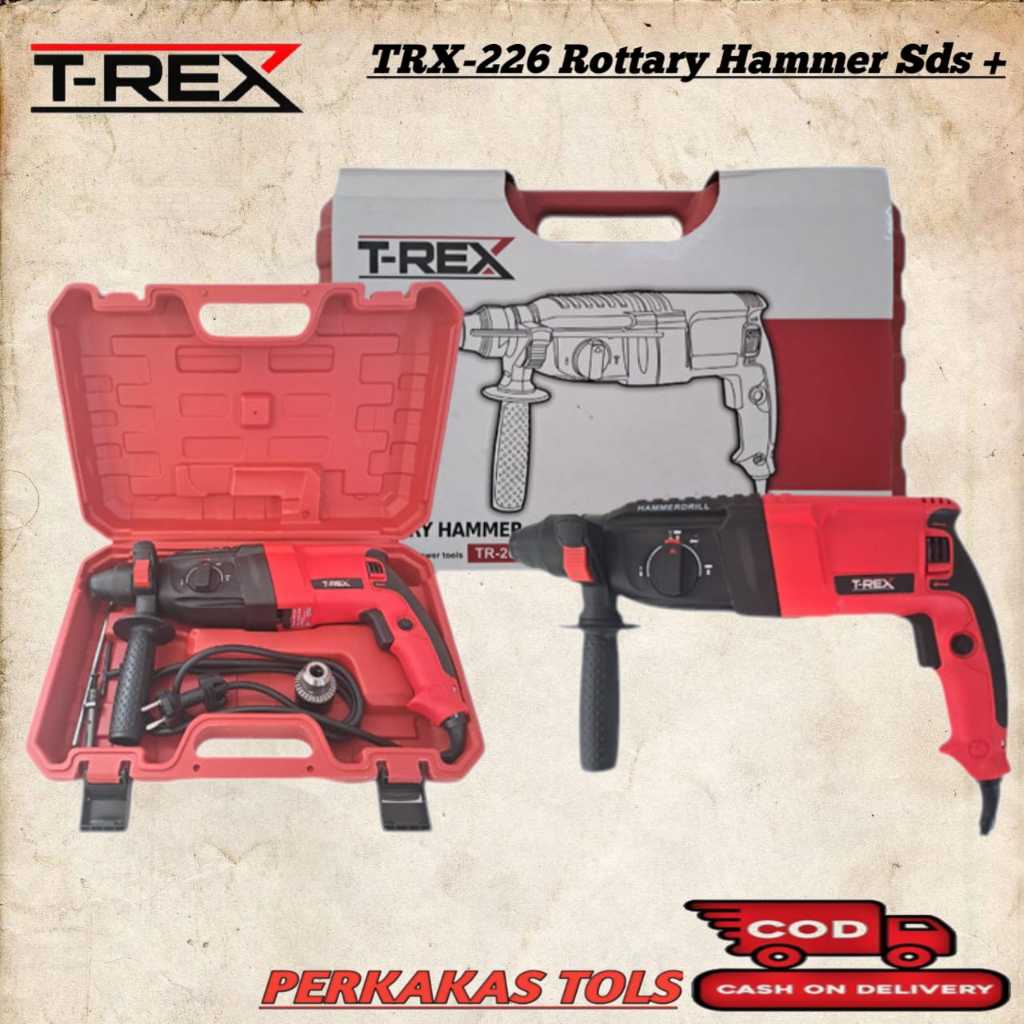 Jual T-Rex Hammer Drill Bor Rotary Mesin Bobok Beton Jack Hammer Drill ...