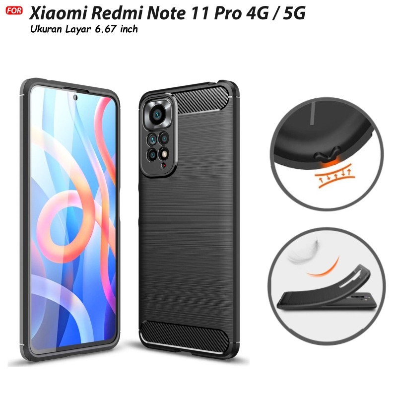 Jual Case Hp Xiaomi Redmi Note 11 Pro 4G / 5G Casing Rugged Armor ...