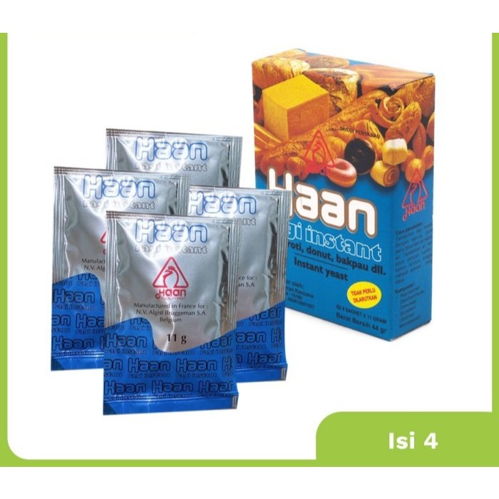 Jual Haan Ragi Instant Sachet 4 x 11 Gr | Shopee Indonesia