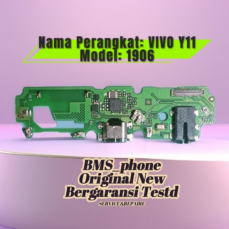 Jual Konektor Cas Papan Pcb Konektor Cas Mic Vivo Y11 Model 1906