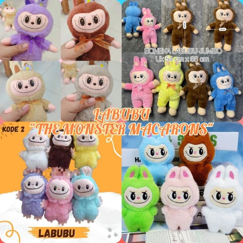 Jual Boneka Viral Labubu The Monster Macarons replika buatan lokal ...