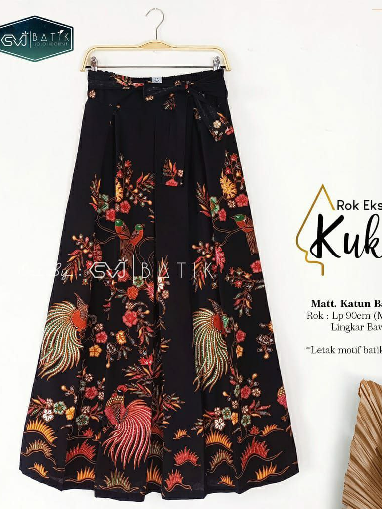 Jual Rok Batik Panjang Bawahan Batik Wanita Rok Unggul Jaya Rok ...