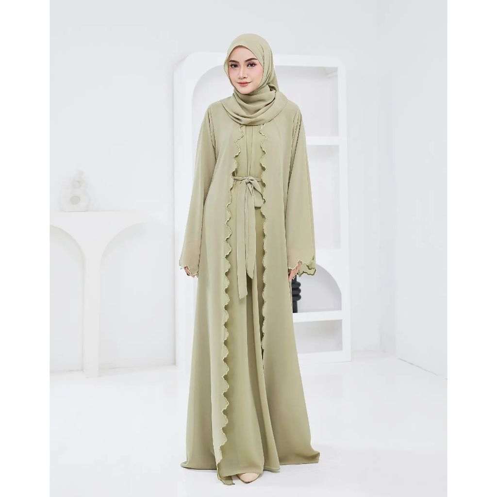 Jual GYORA ABAYA SYARI GAMIS HAJI UMROH HITAM PUTIH TURKEY DRESS ABAYA ...