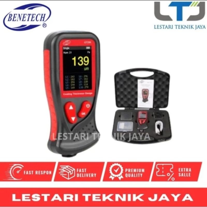 Jual Benetech GT230 Film Coating Thickness Gauge Paint Tester Cat Meter ...
