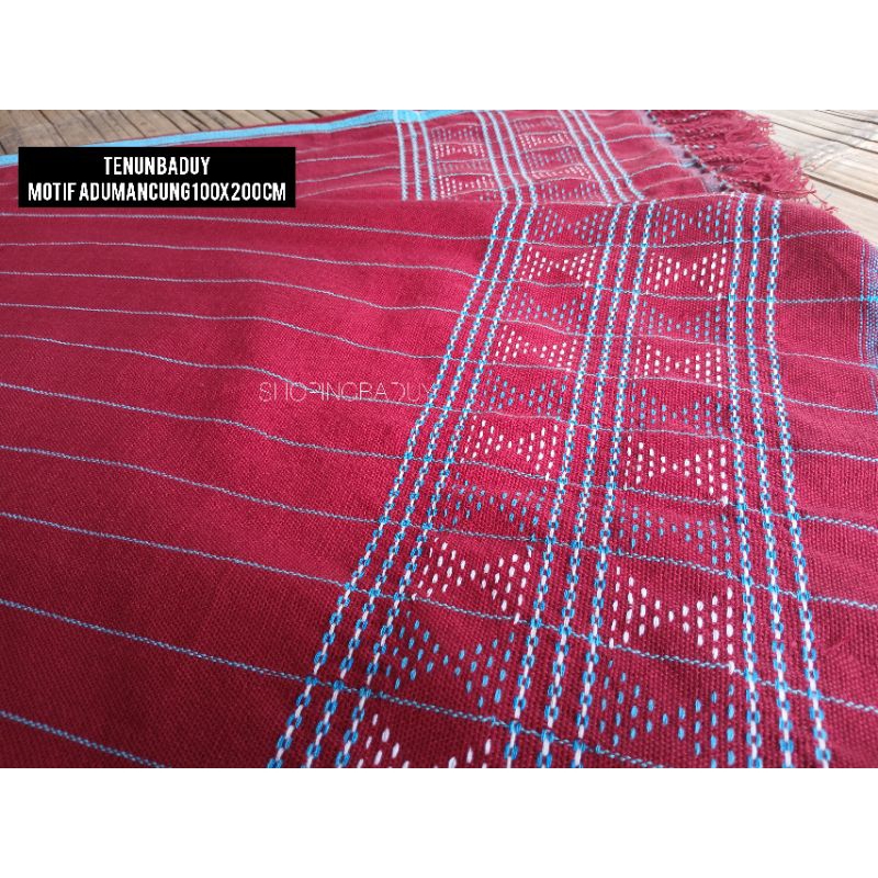Jual kain tradisional suku baduy,motif adumancung, tenun baduy | Shopee ...