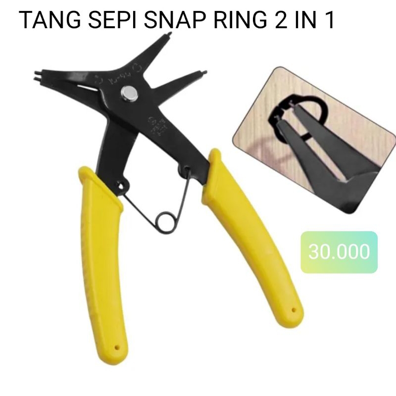 Jual Tang Sepi Snap Ring Pliers 4 Way Penjepit Lurus Buka Tutup 2 ...