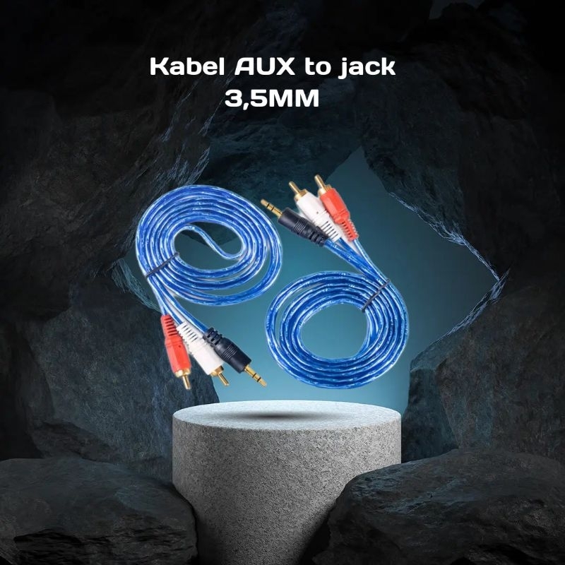 Jual Kabel audio RCA to jack 3,5MM 1M | Shopee Indonesia