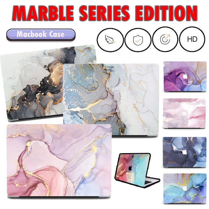 Jual Macbook Air M3 13.6 Inch 2024 A3113 Premium Macbook Case Marble ...