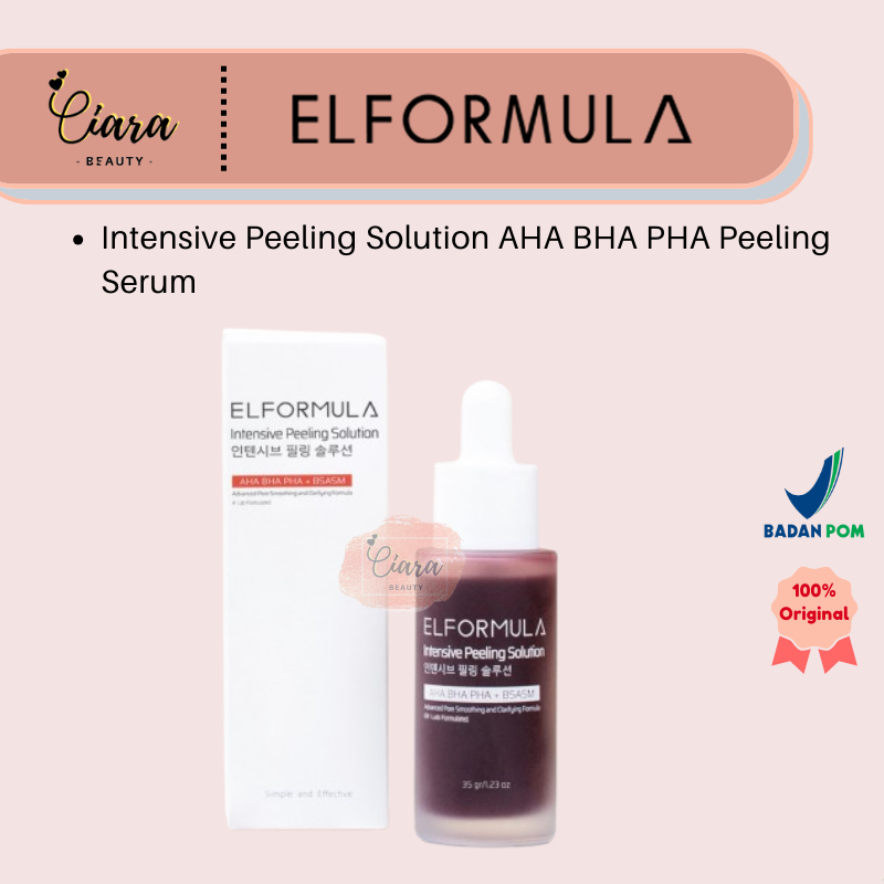 Jual ELFORMULA Intensive Peeling Solution AHA BHA PHA Peeling Serum 35 ...