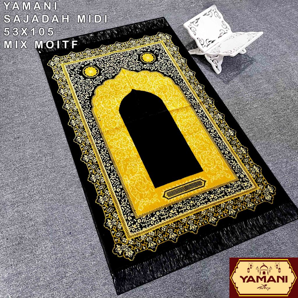 New Sajadah Paket Grosir 50 PCS  Bahan Bludru Halus dan Lembut Uk Medium 53*105 cm