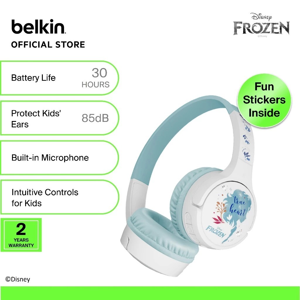Jual Belkin AUD002qc Disney Series SoundForm Mini Wireless On-Ear