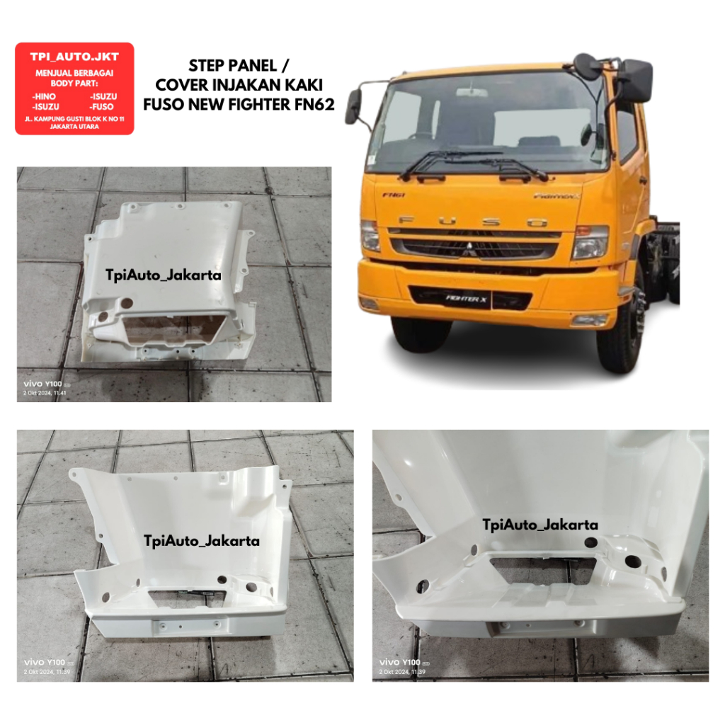 Jual FOOT STEP PANEL / COVER INJAKAN KAKI FUSO NEW FIGHTER, FN 62 ...